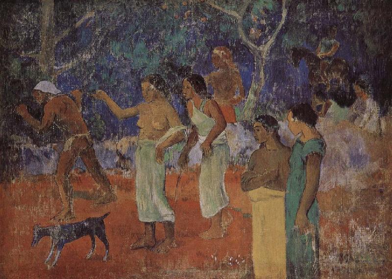 Paul Gauguin Tahitian Landscape life oil painting picture
